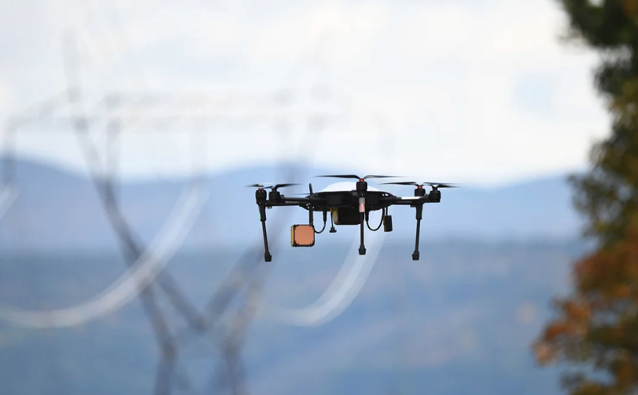These inspection drones are guided by power line electromagnetic fields
